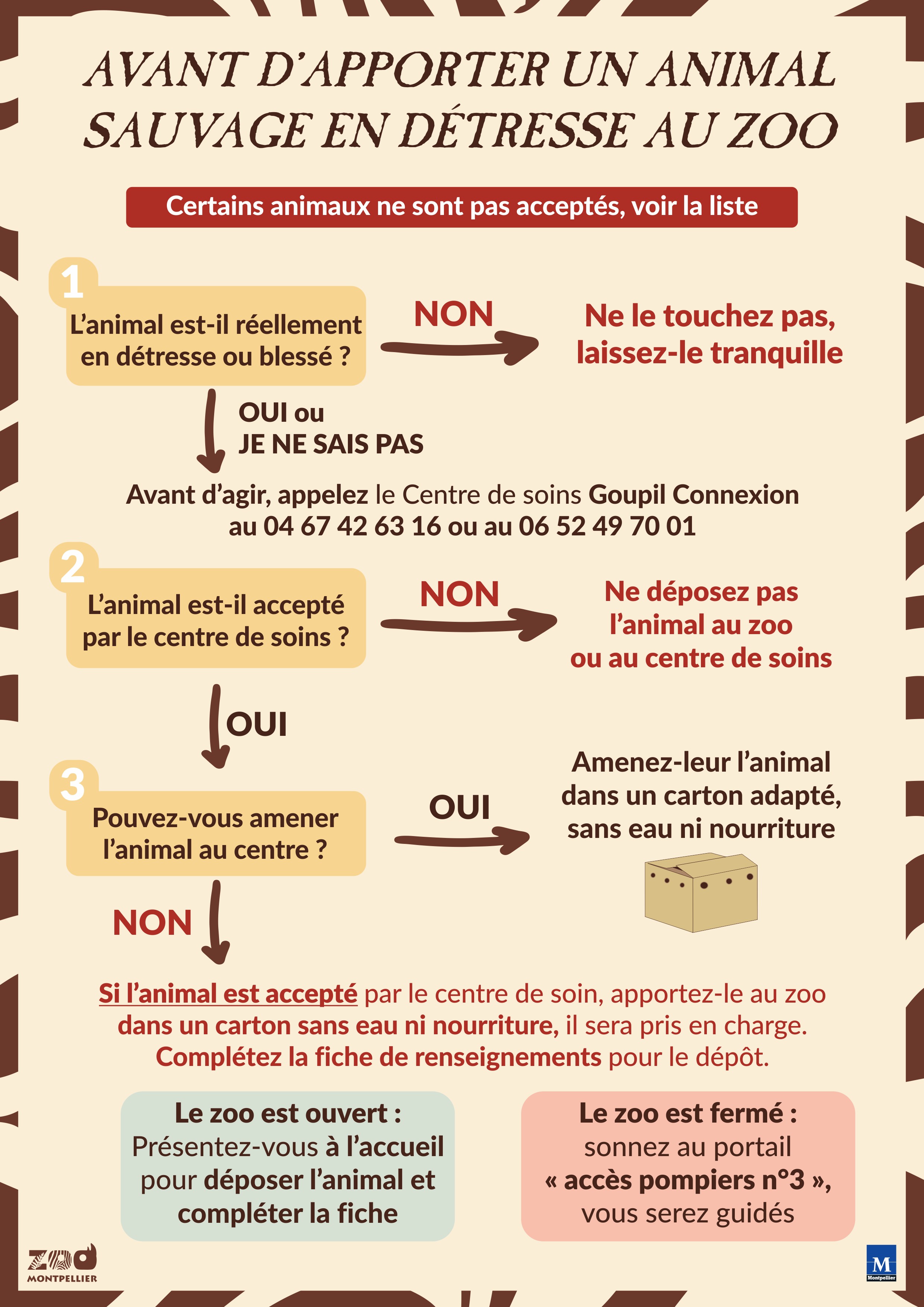 Protocole faune sauvage en détresse Montpellier